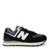 Championes de Hombre New Balance 574 Negro - Blanco