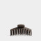 Broche Carey Broche Acrílico Marrón - Marron Medio