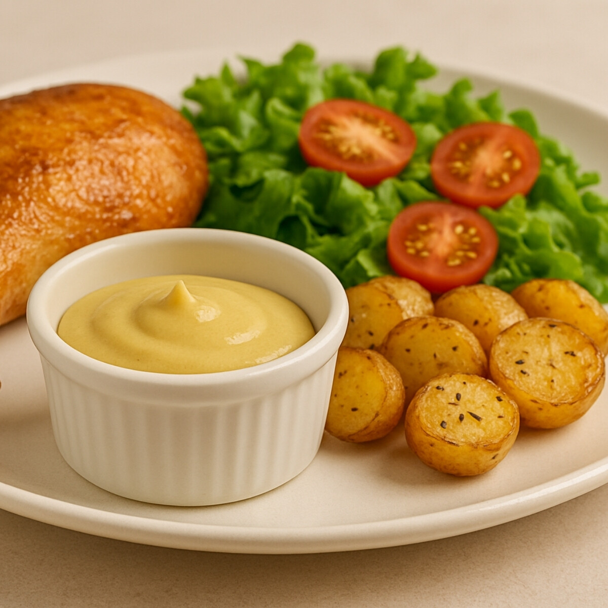 Ramequin Estriado Actualite 180 ml Blanco Porcelana 