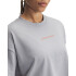 UA W VARSITY MIX HW SS CROP-GRY GRY-011
