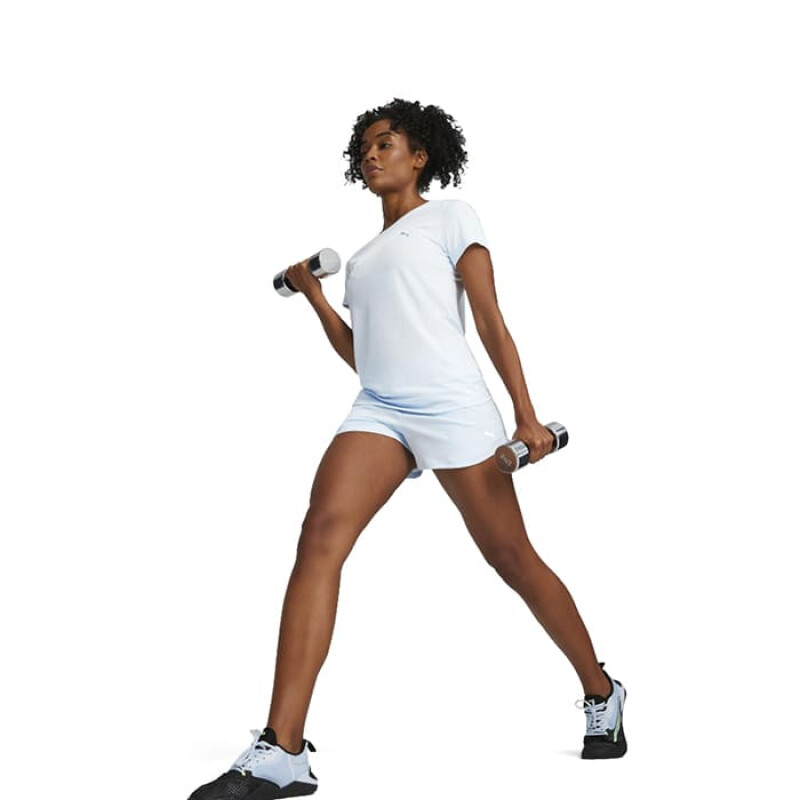 Remera Puma Performance Woven 3 de Mujer - 520312 69 Celeste