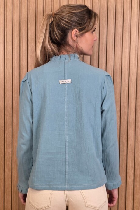 Camisa Mili Tourquesa