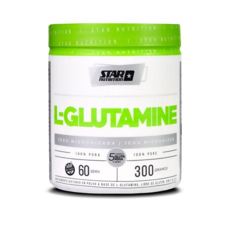 Glutamina Star Nutrition 300 Gr Sin Sabor 001