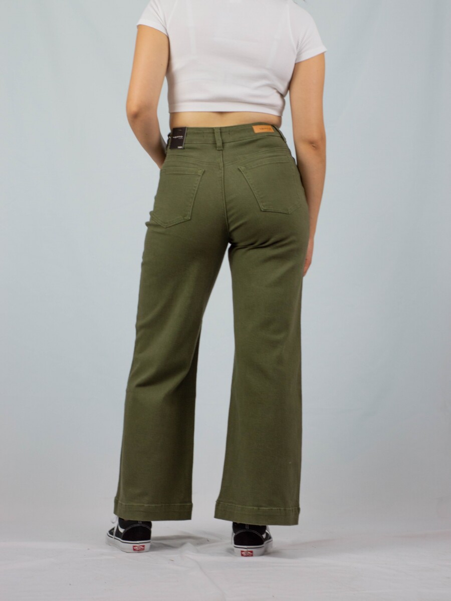 Pantalon Wide Leg Dalia Wanna - Green 