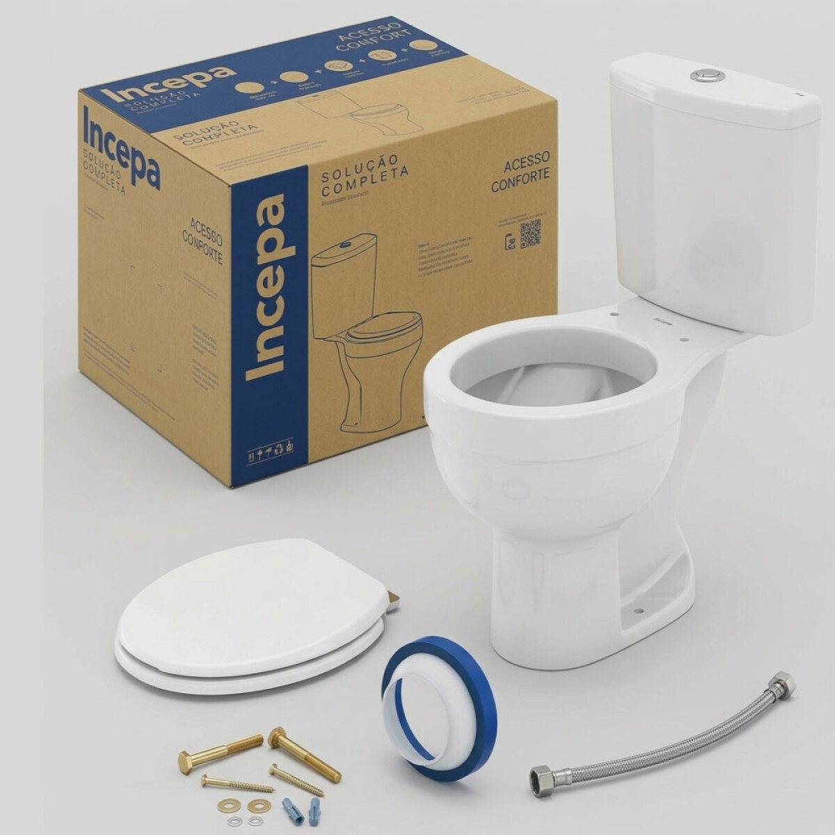 Kit Inodoro Largo Confort 