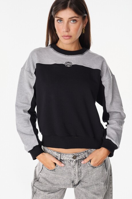 Buzo Craft Gris/Negro
