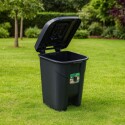TACHO PAPELERA RESIDUOS 120 LITROS NEGRO