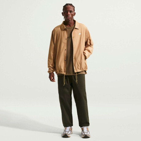 Abrigo Nike Club De Hombre Crema