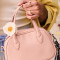 Bowling Cartera Bowling Rosa Con Charm - Rosa Viejo