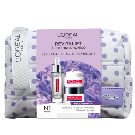 Cofre L'Oréal Paris Revitalift Ácido Hialurónico Día + Noche + Sérum Cofre L'Oréal Paris Revitalift Ácido Hialurónico Día + Noche + Sérum