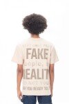 Remera Fake Beige
