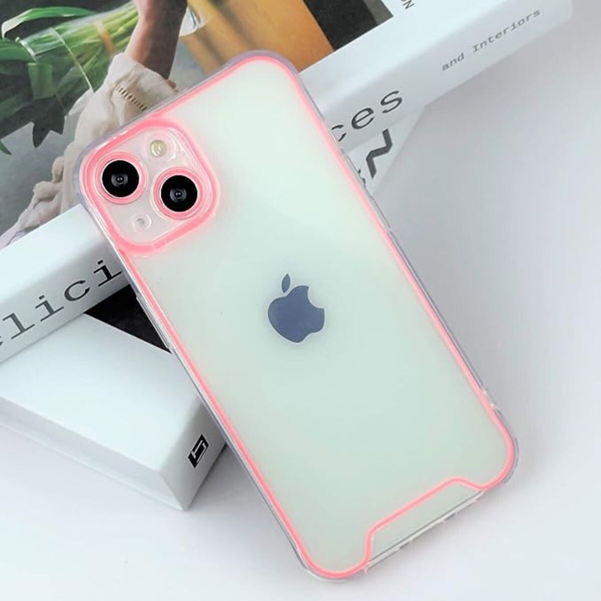 Protector fluo Iphone 13 Rosado 