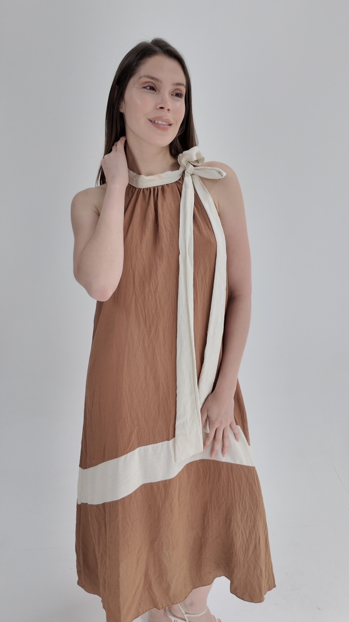 Vestido Toscana Beige