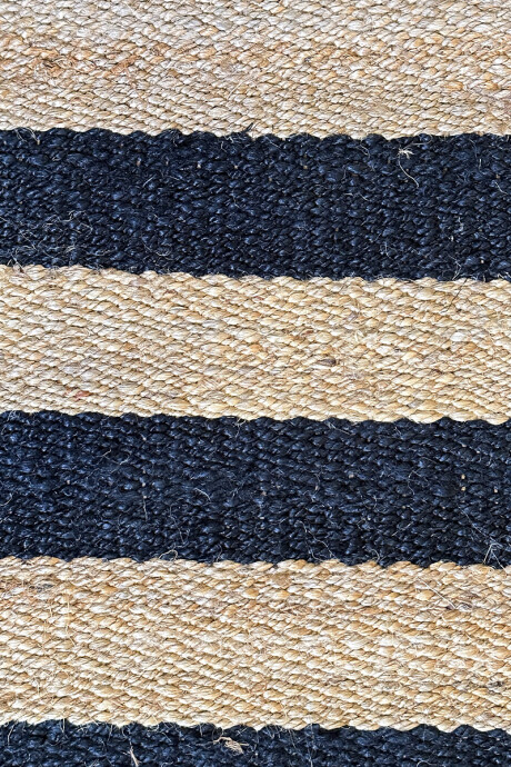 Agra ALFOMBRA AGRA JUTE 300X400 NATURAL BLACK