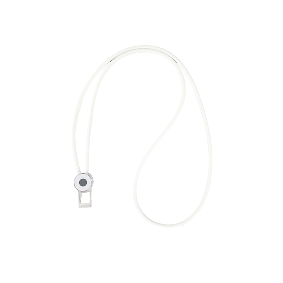 Cordón de silicona para tarjetero - Blanco 