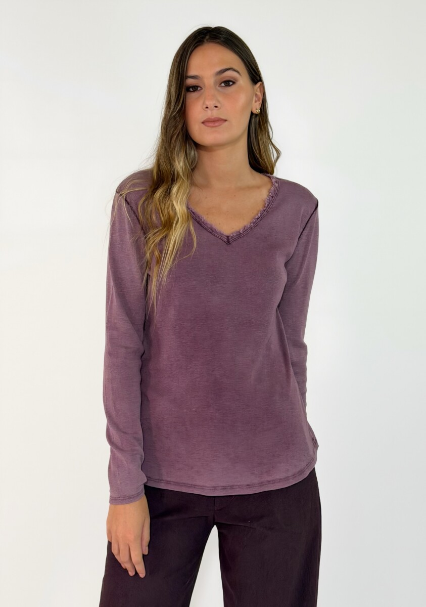 REMERA LOEN - PURPURA 