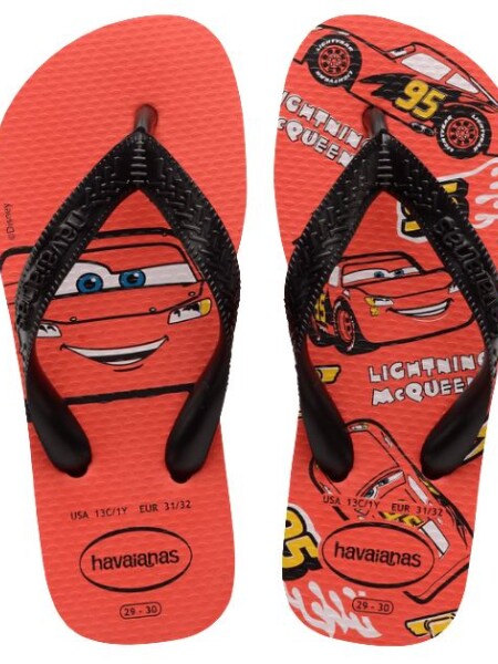 OJOTA HAVAIANA CARS ROJO