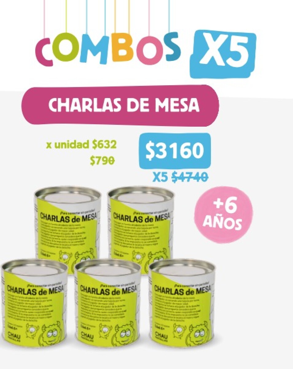 CHARLAS X 5 