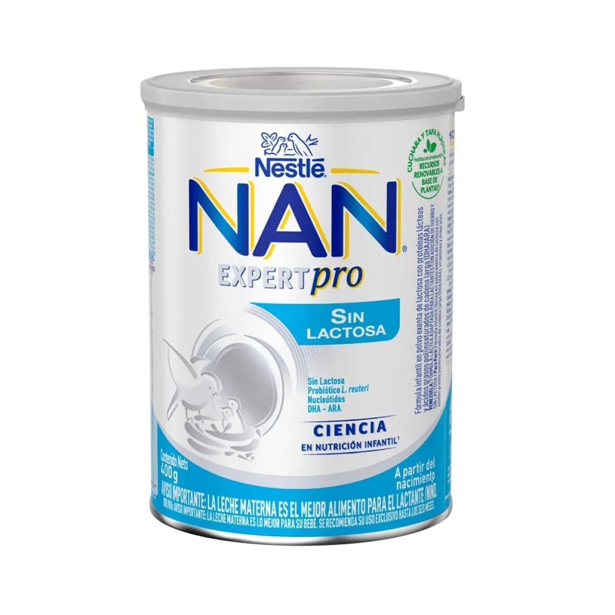 Nan Sin Lactosa 400 Grs. 