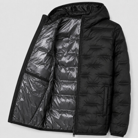 Campera Termosellada Unisex Negro