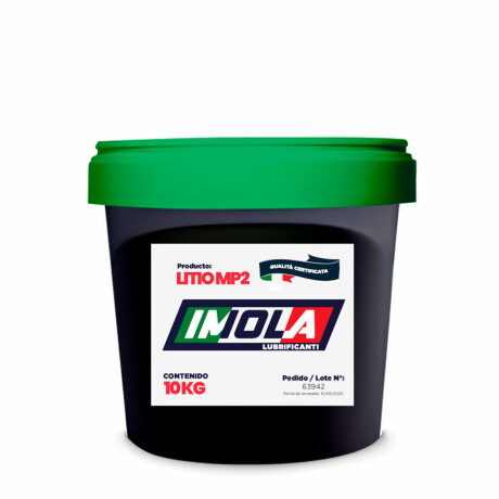 LUBRICANTE GRASAS - GRASA LITIO MP2 ENVASE 10 KGS. IMOLA LUBRICANTE GRASAS - GRASA LITIO MP2 ENVASE 10 KGS. IMOLA