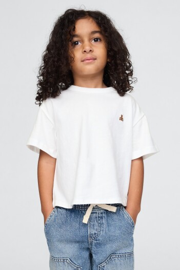 Remera Washed Toddler Niño New Off White