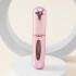 Mini Botella Atomizadora De Perfume Portátil Recargable X2 Color Variante Rosa Metalico