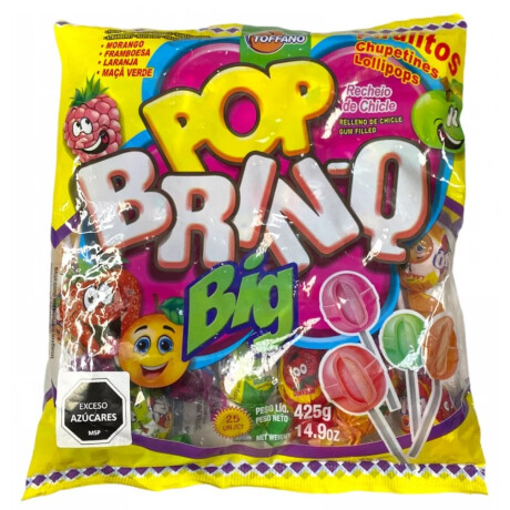CHUPETIN RELL MASTICABLE BRINQ 425G/25U FRUTAL CHUPETIN RELL MASTICABLE BRINQ 425G/25U FRUTAL