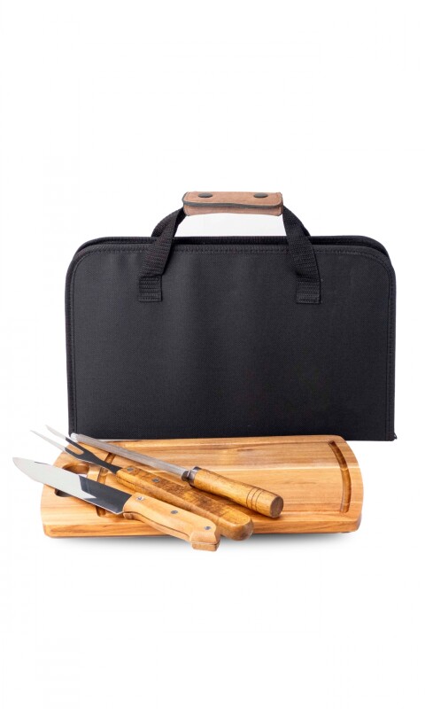 ESTUCHE ASADOR ASTURCON NEGRO