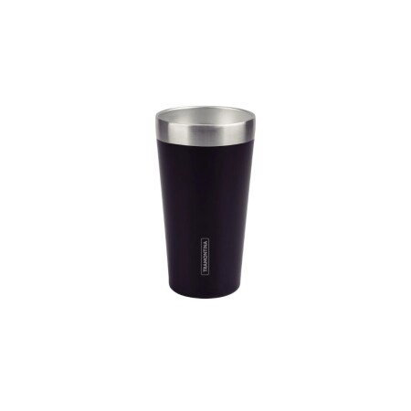 VASO TERMICO TRAMONTINA ACERO INOXIDABLE 420ML NEGRO