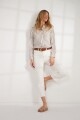 Camisa estampada crudo