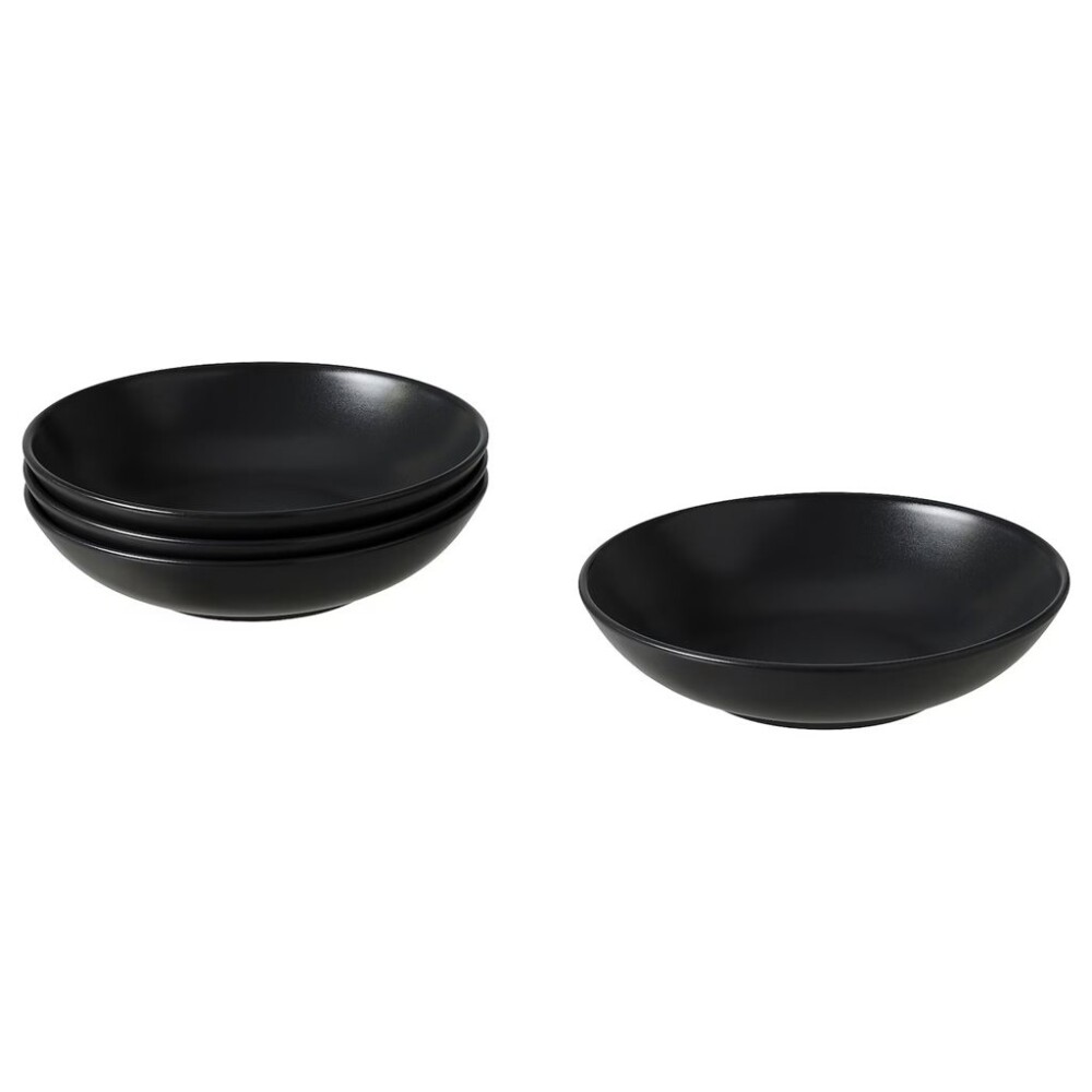 Bowl Bajo de Cerámica Ibiza Negro D19 cm BOWL BAJO CERAMICA D19CM IBIZA NEGRO
