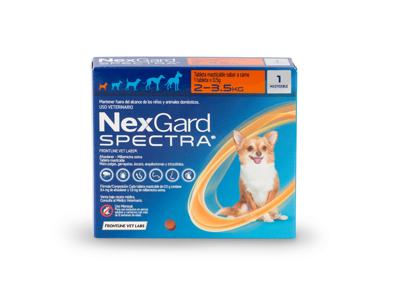 Nexgard Spectra 2 a 3.5kg PACK DE 3 