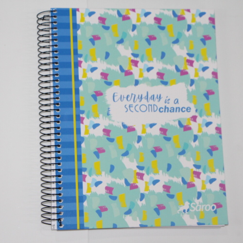 CUADERNOLA SAROO TAPA DURA 150 HOJAS CUADERNOLA SAROO TAPA DURA 150 HOJAS