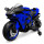 Moto A Batería Ninja Con Ruedas Luces Música Y USB Azul