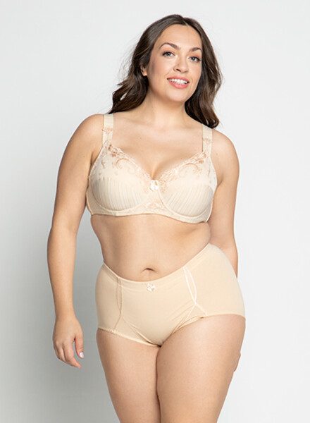 SOSTEN MICROFIBRA ENCAJE C/D BEIGE