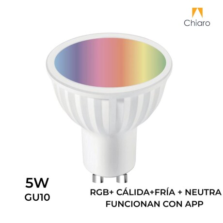 Lampara LED INTELIGENTE WIFI RGB GU10 Lampara LED INTELIGENTE WIFI RGB GU10