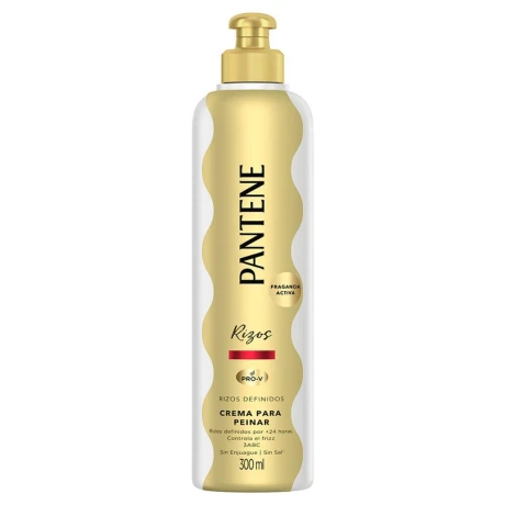 Crema para Peinar Pantene Hidrocauterización para Rizos 300ml Crema para Peinar Pantene Hidrocauterización para Rizos 300ml