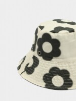 Sombrero Reversible De Nylon Estampado Floral multicolor