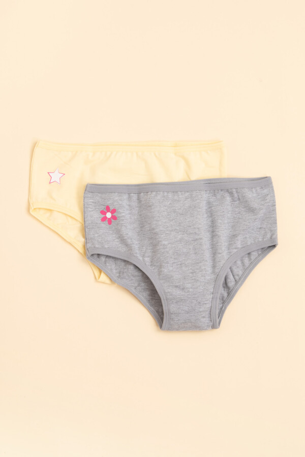 Bombachas pack x2 Lisa Y Estampada