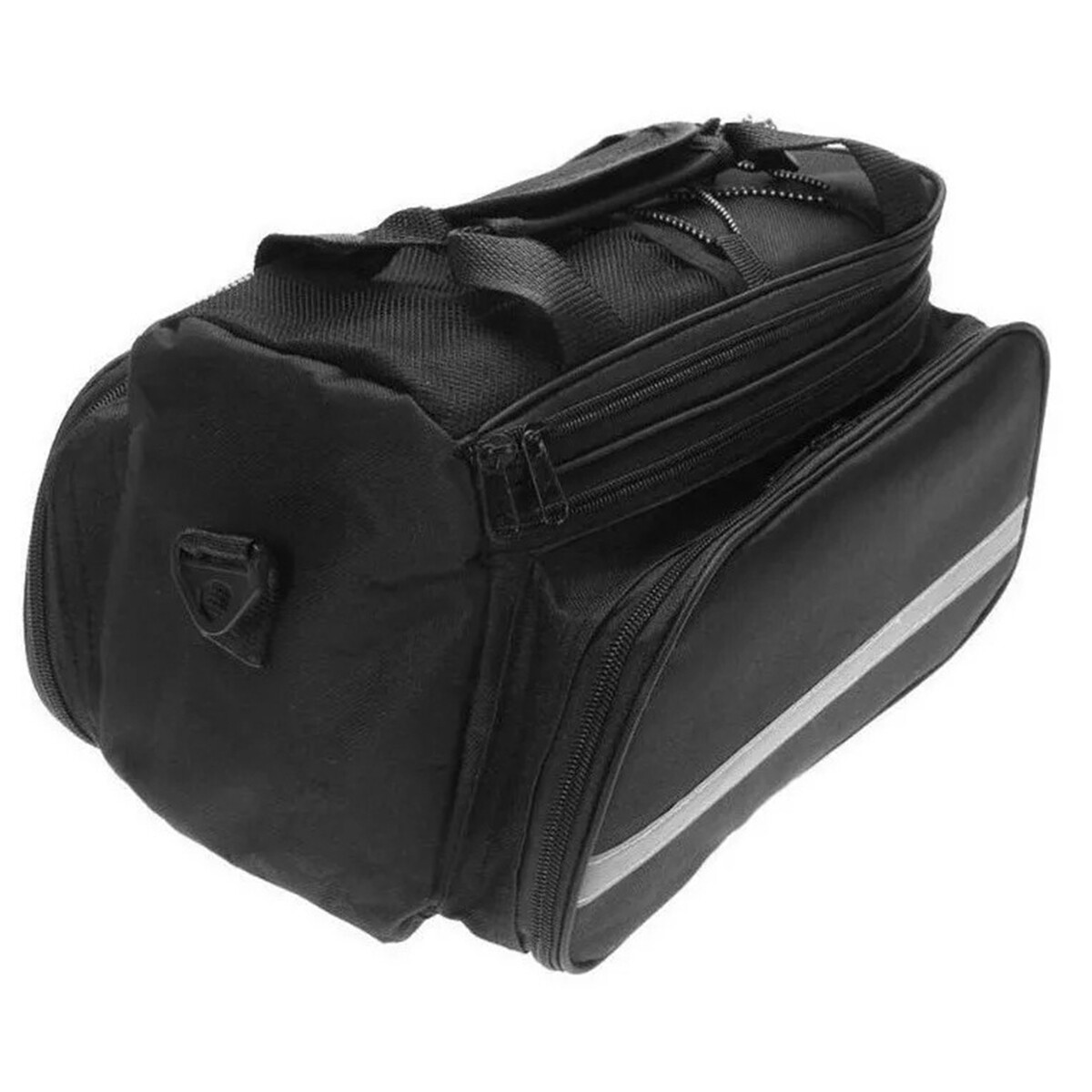 Bolso con alforjas impermeable - NEGRO 