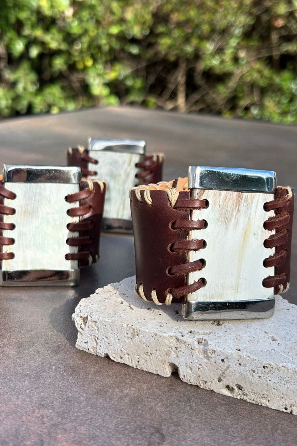 Leather Cuff Chocolate