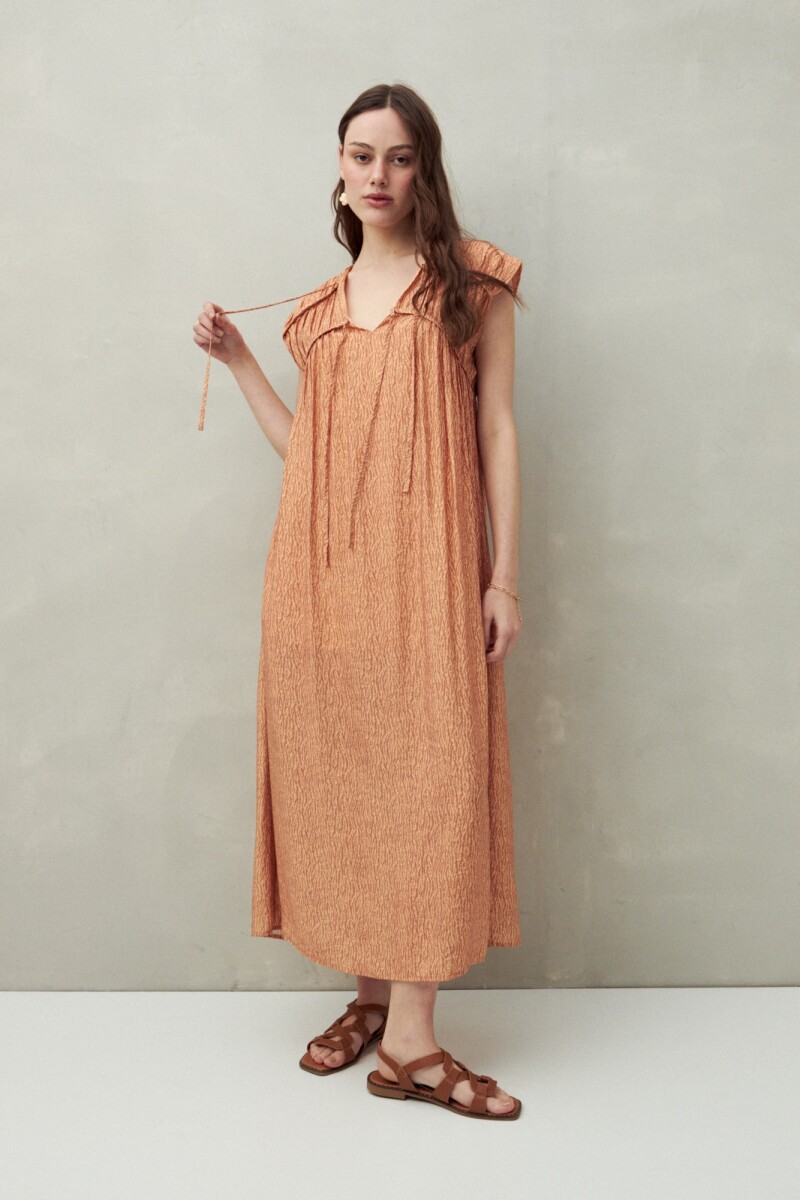 VESTIDO WILLA Caramelo