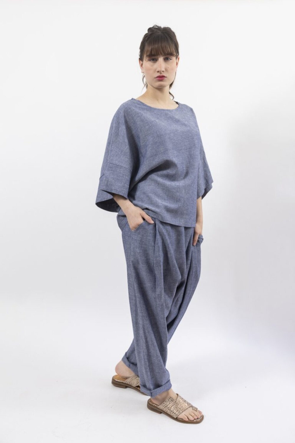 BABUCHA VISCOSA/LINO ELI BABUCHA VISCOSA/LINO ELI