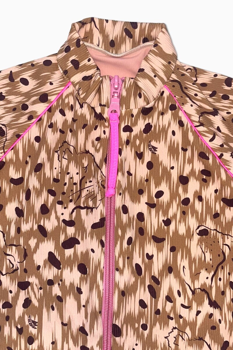 LITTLE SURFER ONE PIECE Cat Camel