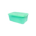 CAJA ORGANIZADORA APILABLE 20 LITROS VERDE
