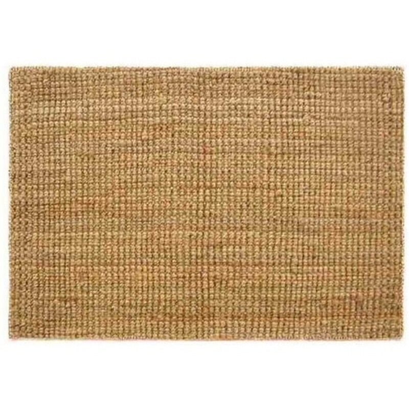 Alfombra felpudo en yute natural 45x75cm excelente calidad Yute Natural