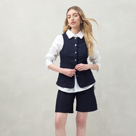 CHALECO ROMAN Indigo