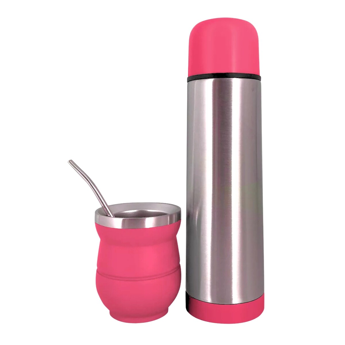 Set Selecta Mate con Bombilla y Termo 500ML - VERDE 