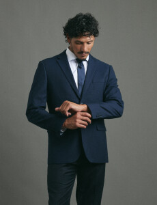 110500 SACO HARRINGTON SELECT Azul Oscuro